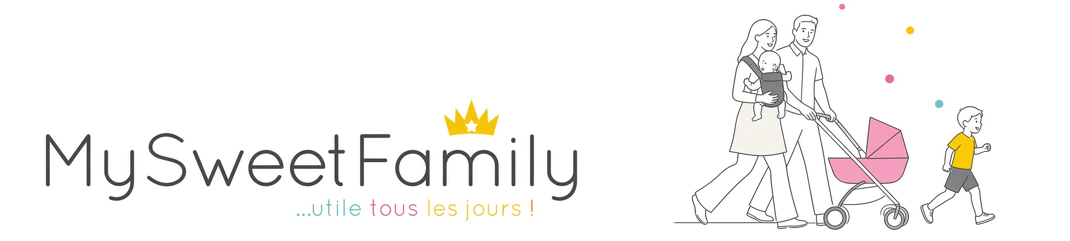 My Sweet Family et ses accessoires pour poussette