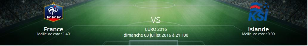 Pronostic France Islande