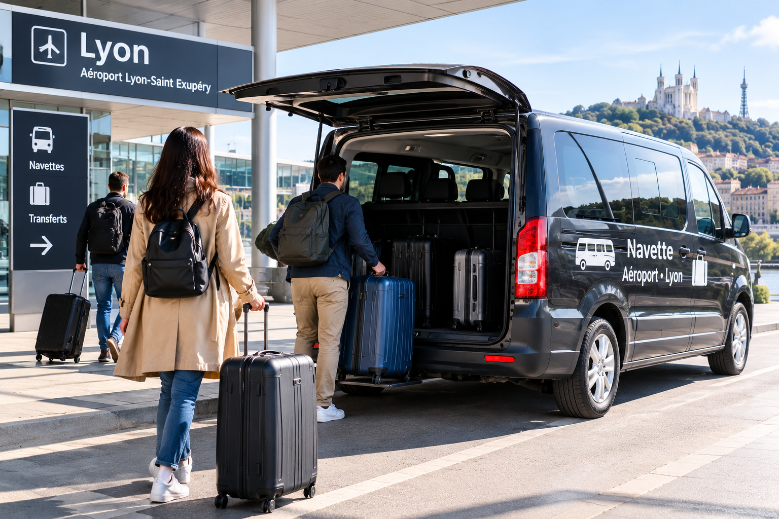 Les options de navettes pour les voyageurs avec beaucoup de bagages à Lyon.